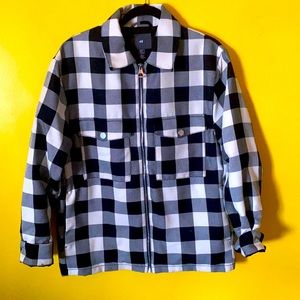 Checked Shirt Jacket